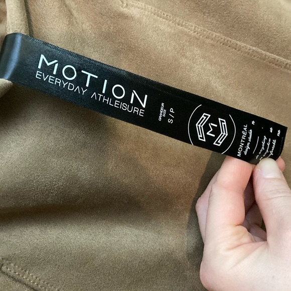 Motion Everyday Athleisure Elegant Tan Trousers - Picture 2 of 9